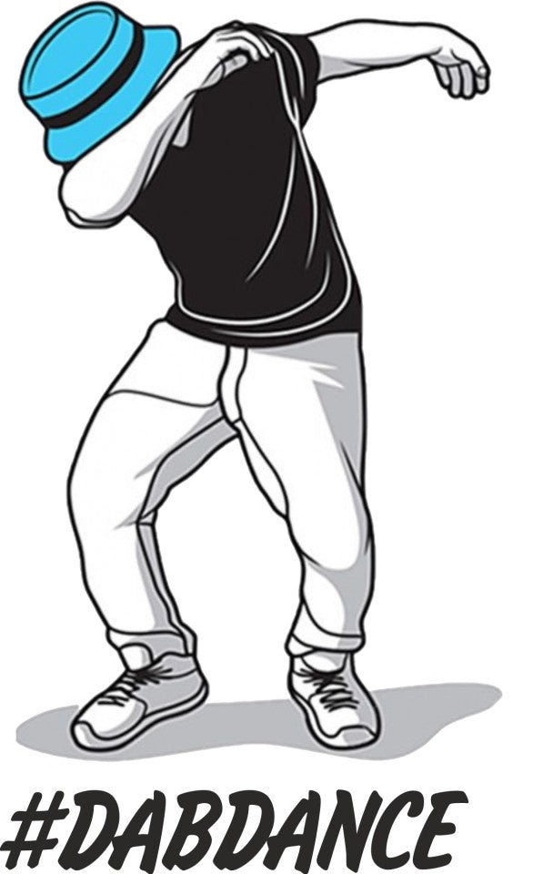 MAGLIETTA NERA 100% COTONE DAB DANCE