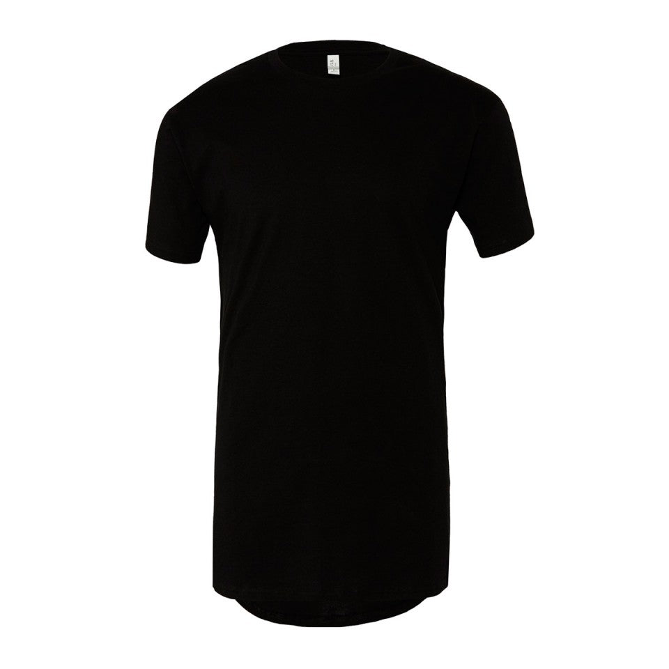 MAGLIETTA NERA 100% COTONE MODELLO LUNGO RAPPER TITOLO IRRESISTIBLE