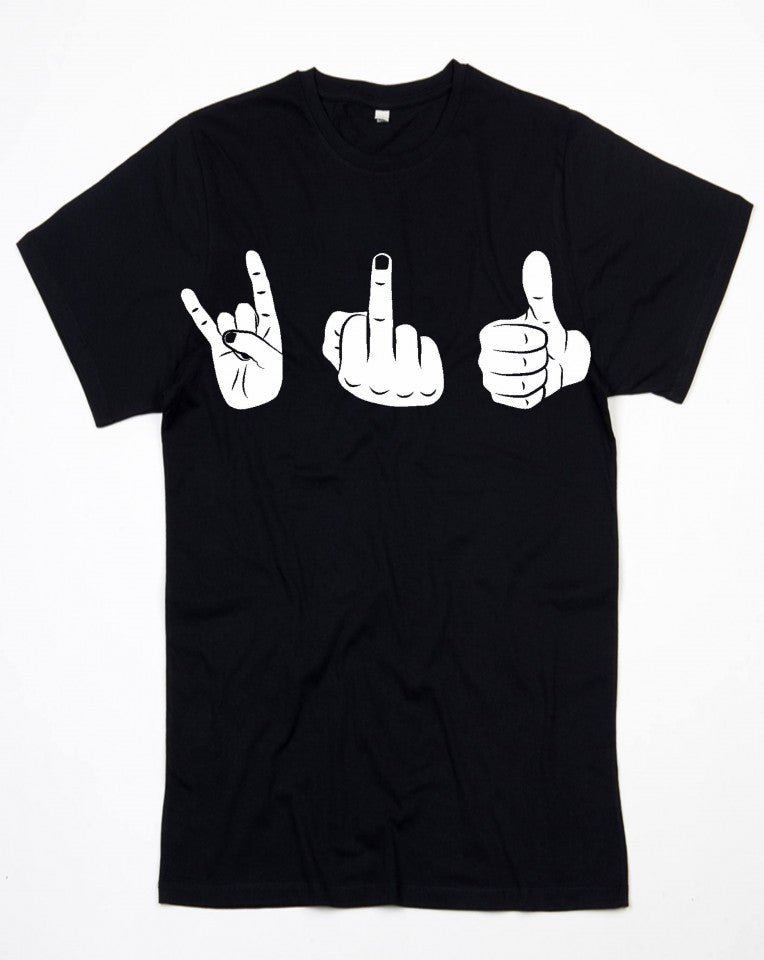 MAGLIETTA NERA 100% COTONE MODELLO LUNGO RAPPER