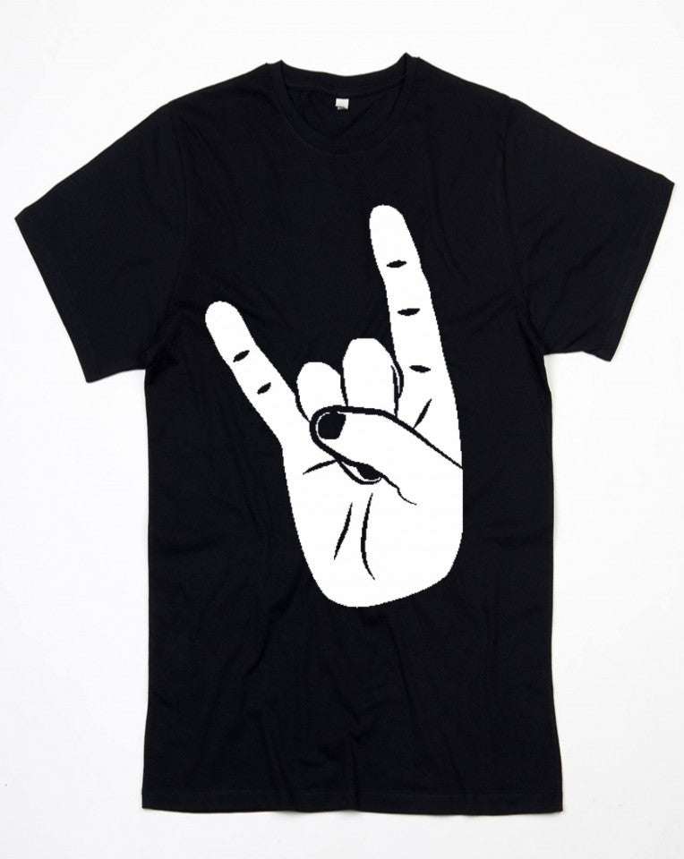 MAGLIETTA NERA 100% COTONE MODELLO LUNGO RAPPER