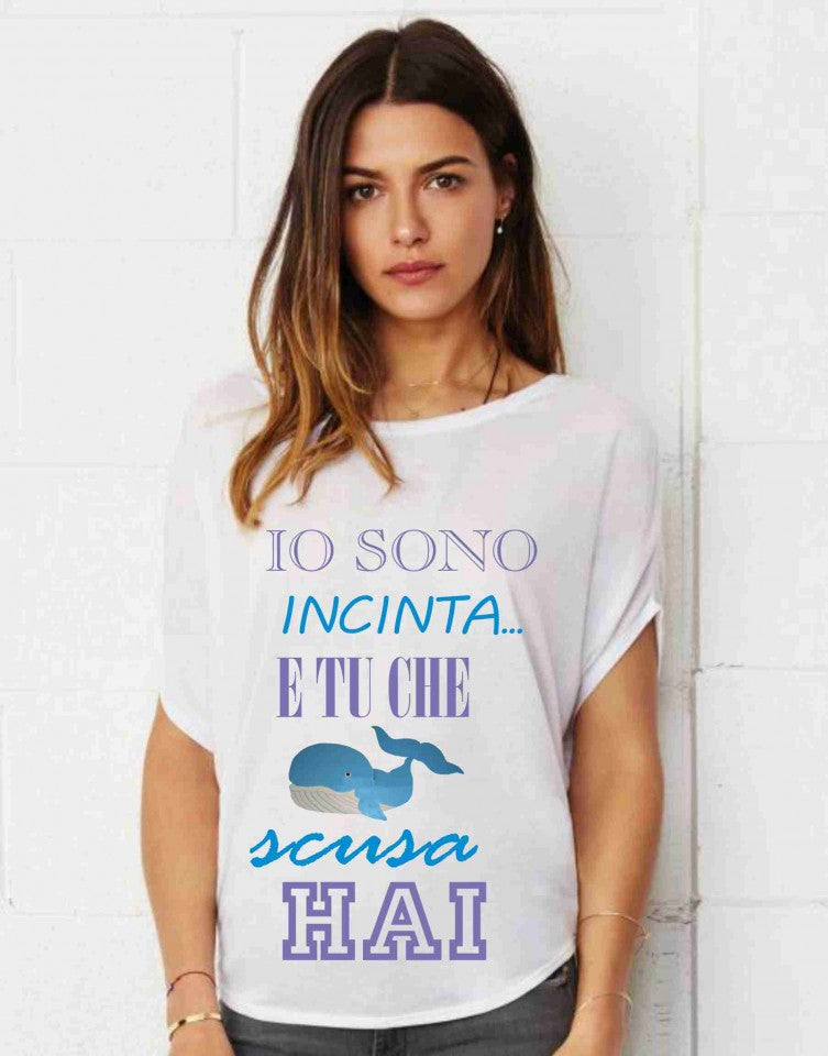 MAGLIETTA PER PREMAMAN, AMPIA VESTIBILITA' : BALENA