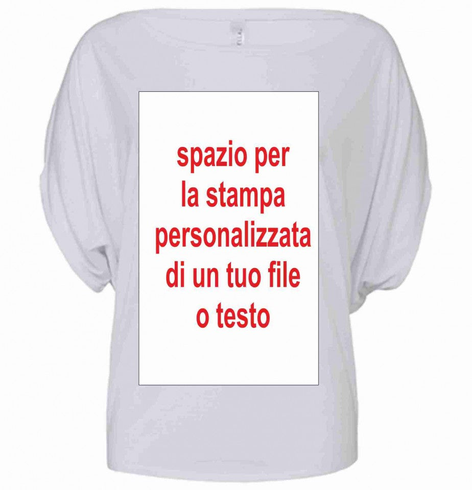 MAGLIETTA PER PREMAMAN, AMPIA VESTIBILITA'CON STAMPA PERSONALIZZATA