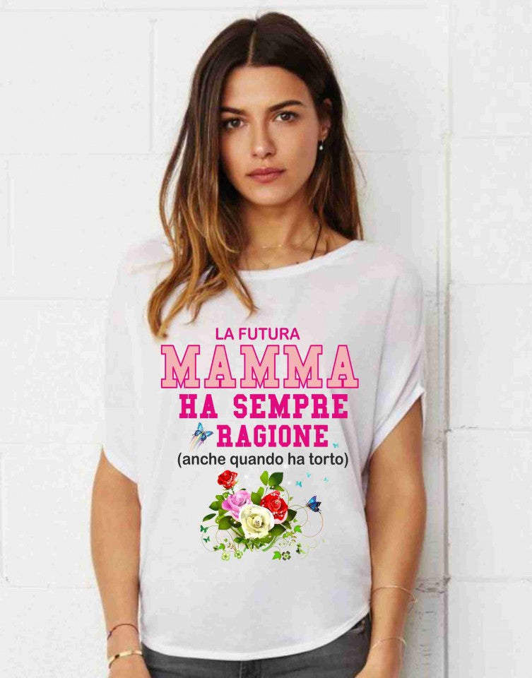 MAGLIETTA PER PREMAMAN, AMPIA VESTIBILITA' : RAGIONE