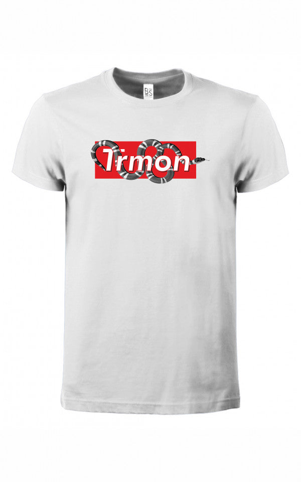 Maglietta unisex 100% cotone organico con stampa trmon