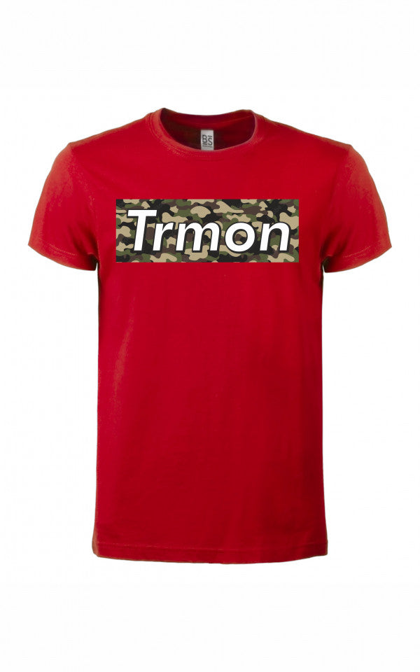 Maglietta unisex 100% cotone organico con stampa trmon
