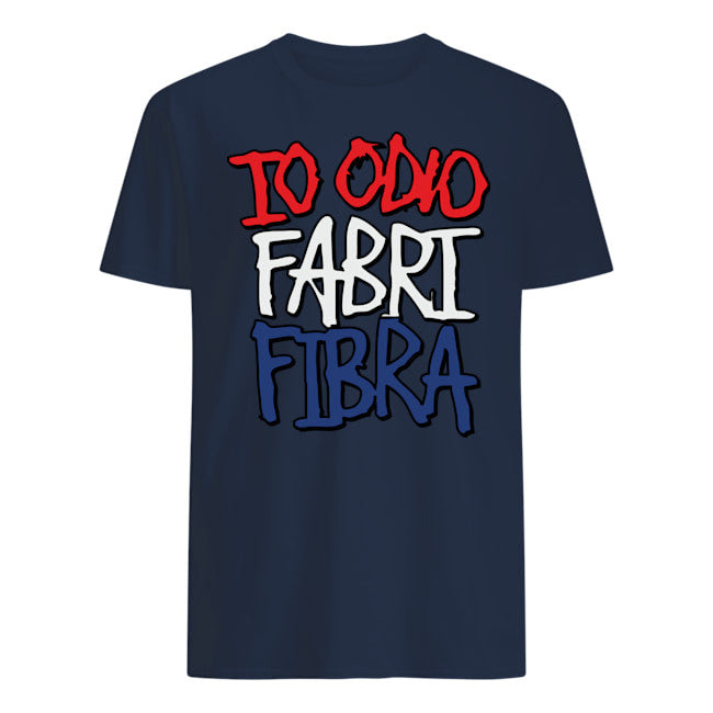 Maglietta unisex 100% cotone organico io odio fabri fibra