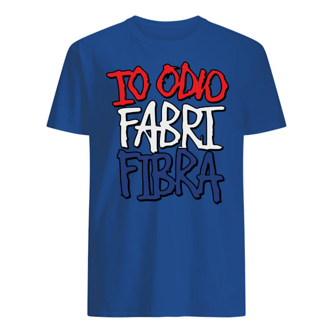 Maglietta unisex 100% cotone organico io odio fabri fibra