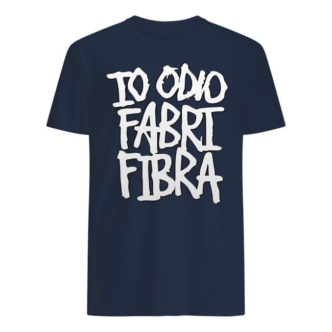 Maglietta unisex 100% cotone organico io odio fabri fibra