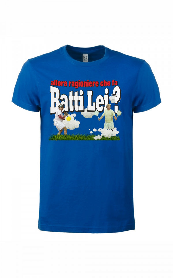 Maglietta unisex 100% cotone organico Batti lei