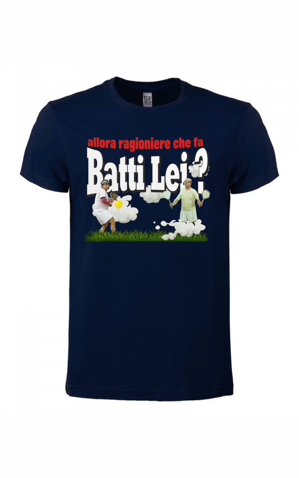 Maglietta unisex 100% cotone organico Batti lei