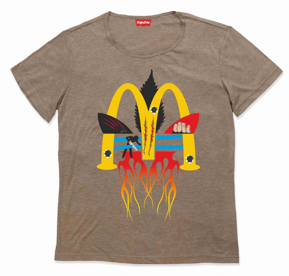 MAGLIETTA VINTAGE CON STAMPA ORIGINAL FAKE