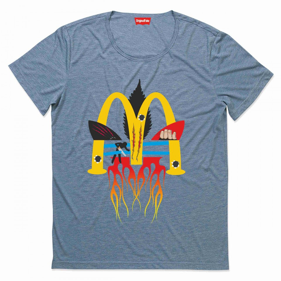 MAGLIETTA VINTAGE CON STAMPA ORIGINAL FAKE