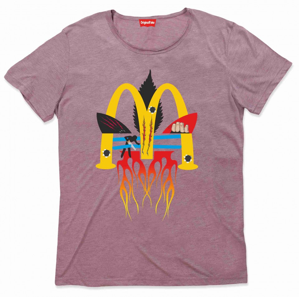 MAGLIETTA VINTAGE CON STAMPA ORIGINAL FAKE