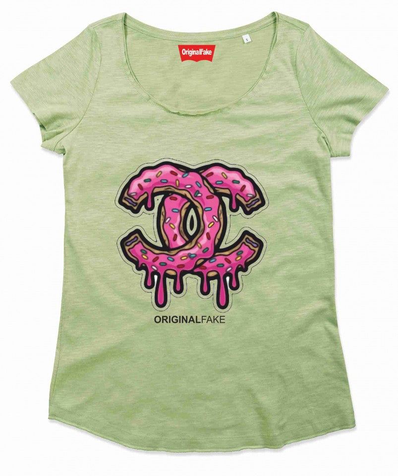 MAGLIETTE FIAMMATE DA DONNA VINTAGE ORIGINAL FAKE