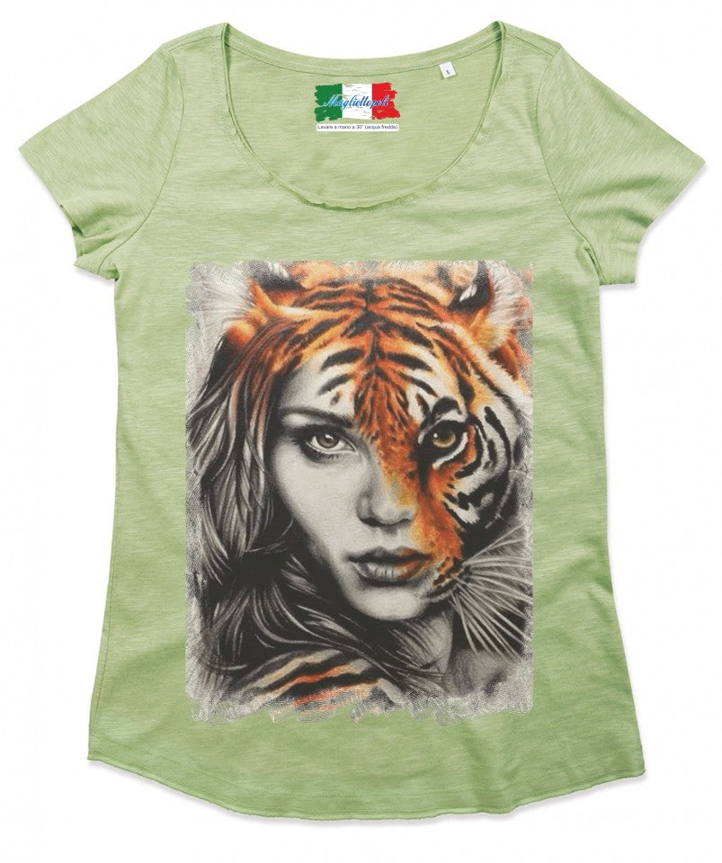MAGLIETTE FIAMMATE DA DONNA VINTAGE