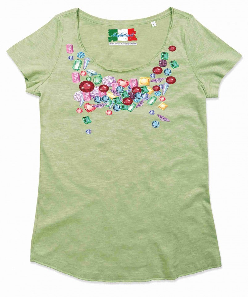 MAGLIETTE FIAMMATE DA DONNA VINTAGE