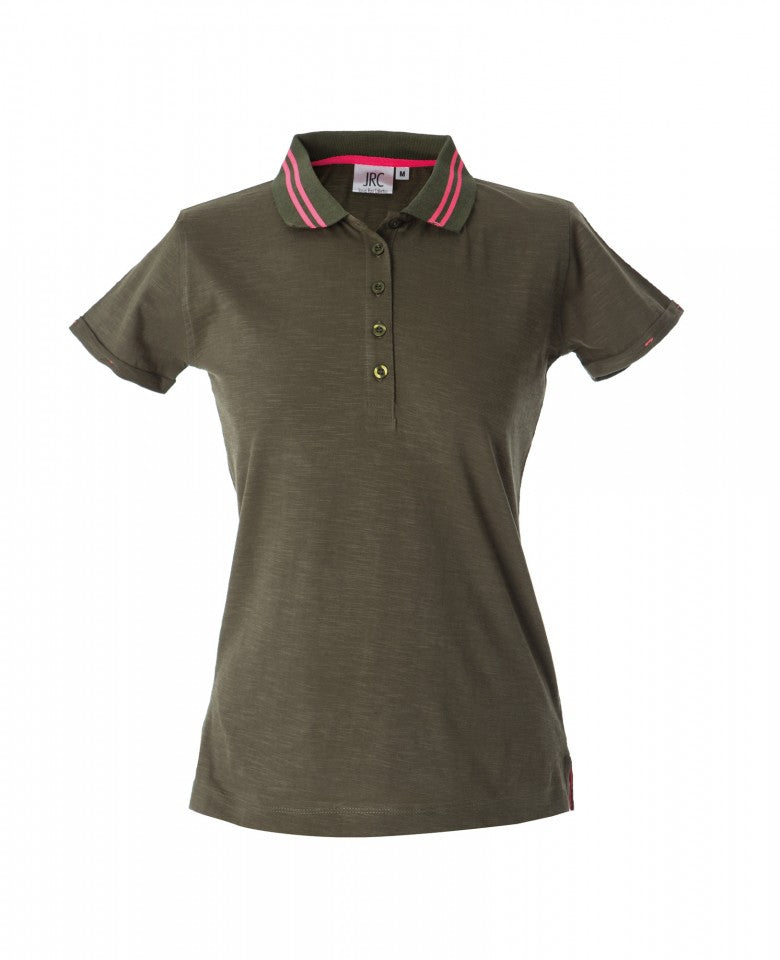 POLO DA DONNA TENERIFE TESSUTO FIAMMATO