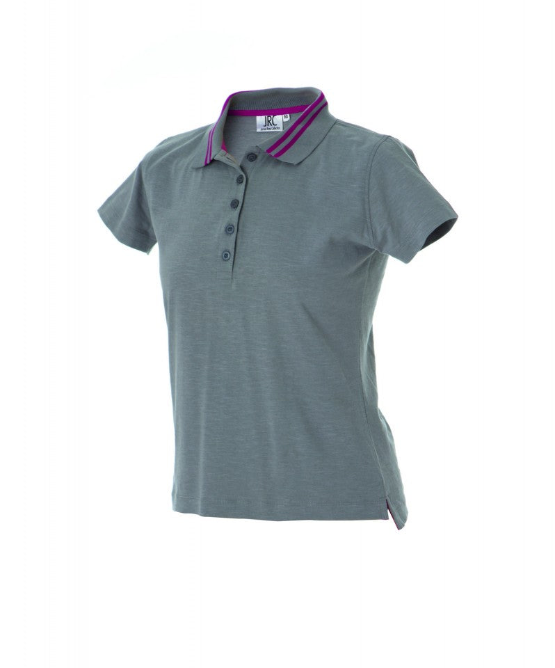 POLO DA DONNA TENERIFE TESSUTO FIAMMATO