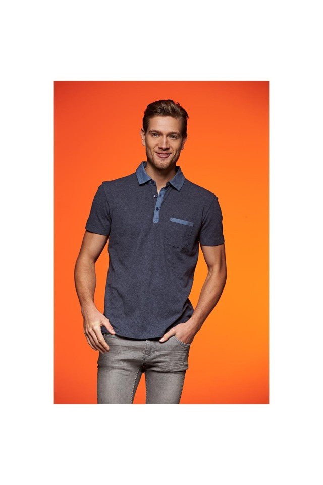 POLO DA UOMO DENIM