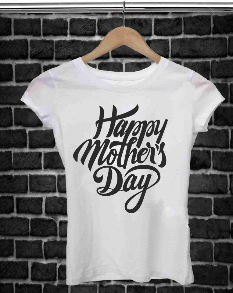 REGALA UNA MAGLIETTA PER LA FESTA DELLA MAMMA TITOLO: HAPPY