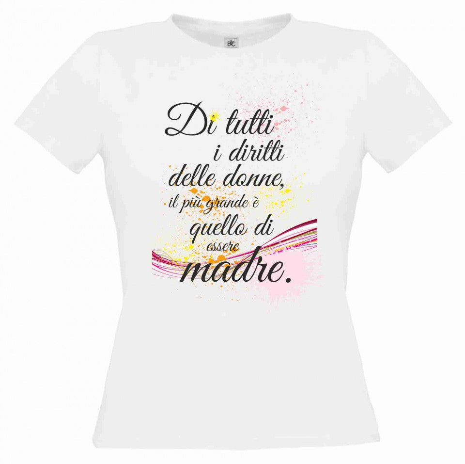 T-shirt Donna Festa della Mamma con Spedizione Gratis