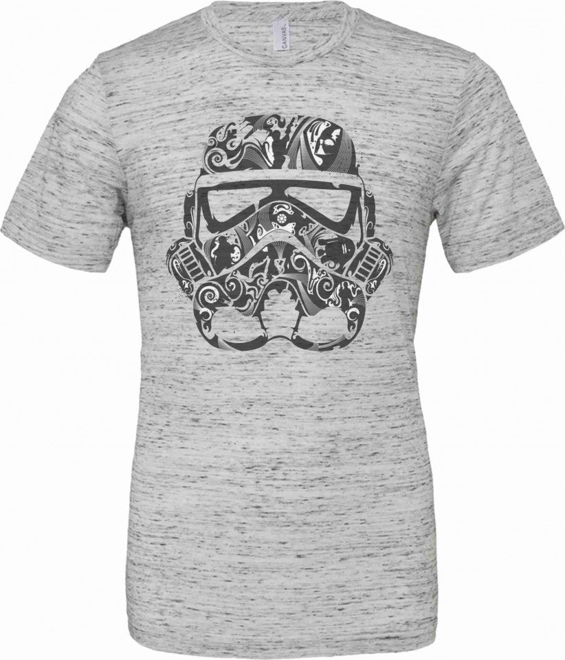T-shirt unisex Poly-Cotton EFFETTO MARMO con stampa motivo NERD