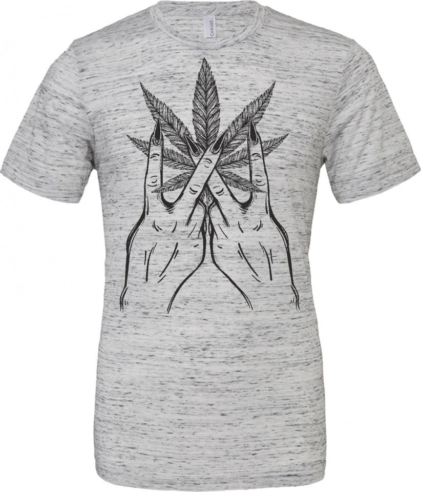 T-shirt unisex Poly-Cotton EFFETTO MARMO con stampa