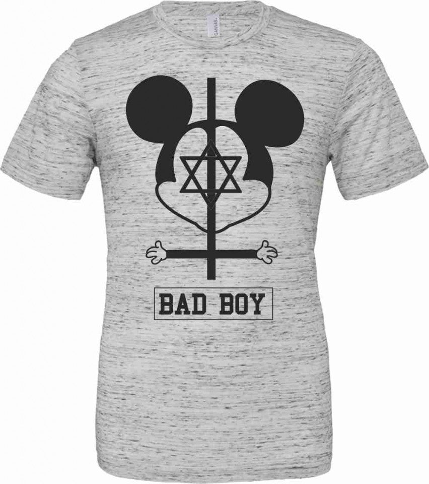 T-shirt unisex Poly-Cotton EFFETTO MARMO con stampa