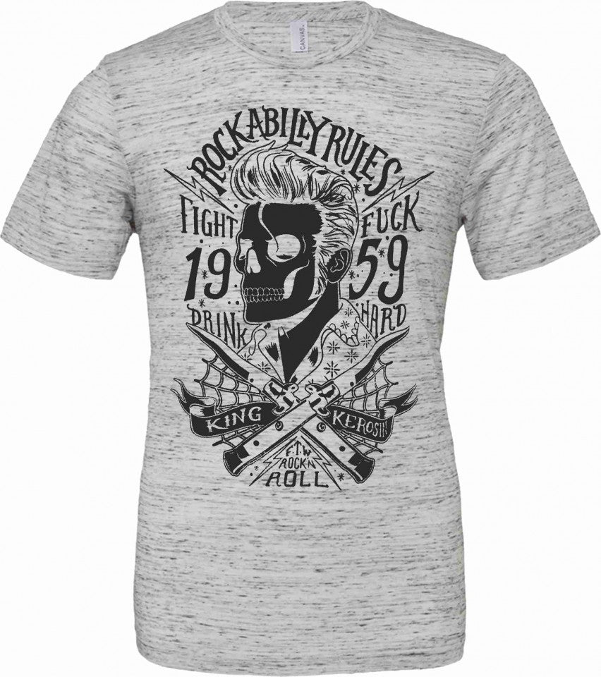 T-shirt unisex Poly-Cotton EFFETTO MARMO con stampa