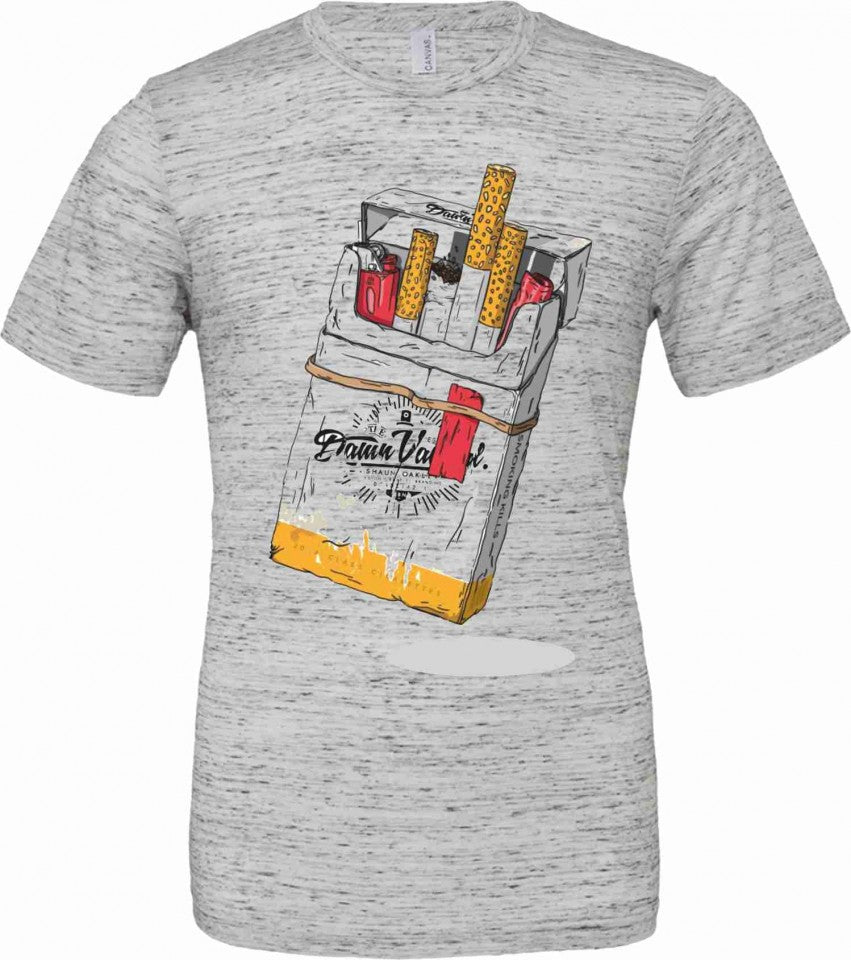 T-shirt unisex Poly-Cotton EFFETTO MARMO con stampa