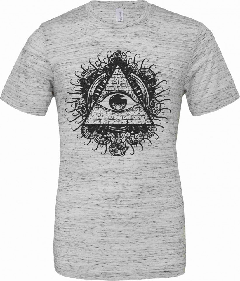 T-shirt unisex Poly-Cotton EFFETTO MARMO con stampa