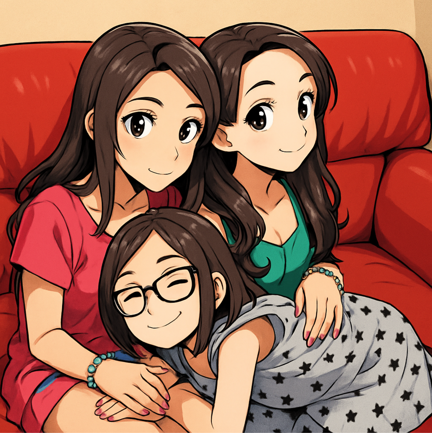 Felpa nera con cappuccio e marsupio personalizzabile effetto CARTOON