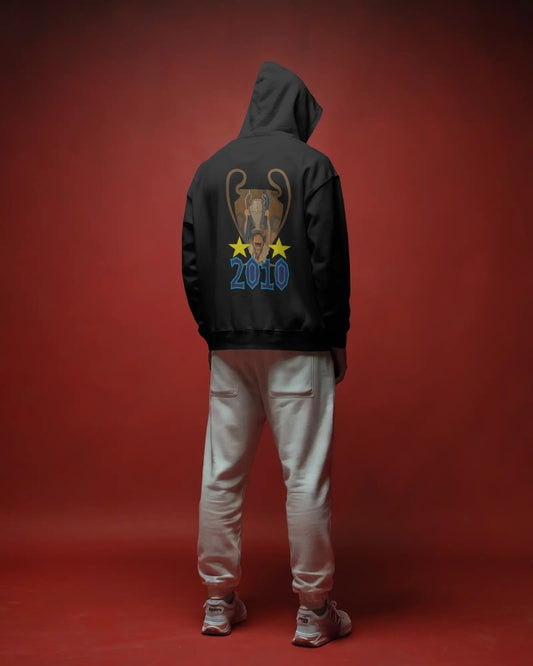 Felpa CON MARSUPIO E CAPPUCCIO DA ADULTO con stampa sia davanti sia retro TRIPLETE