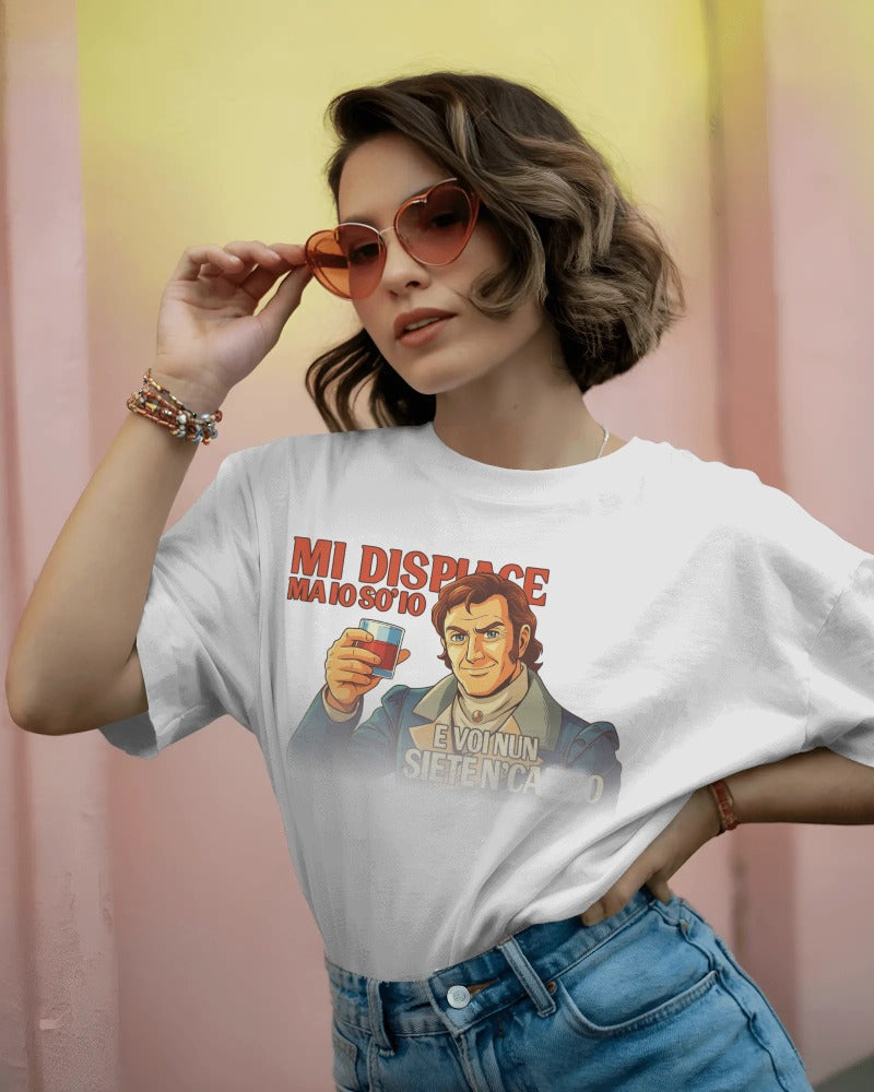 Maglietta BIANCA con la stampa Marchese del Grillo