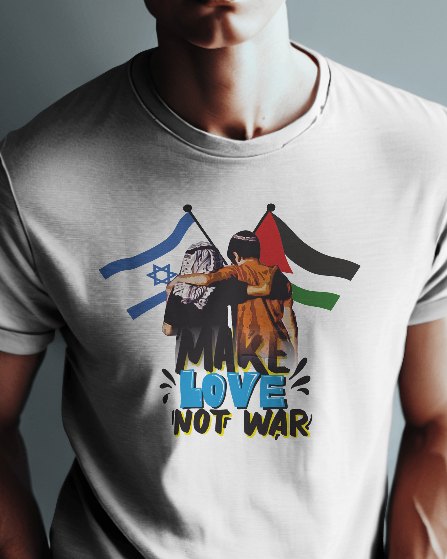 Maglietta sia da donna che da uomo con stampa Palestina libera