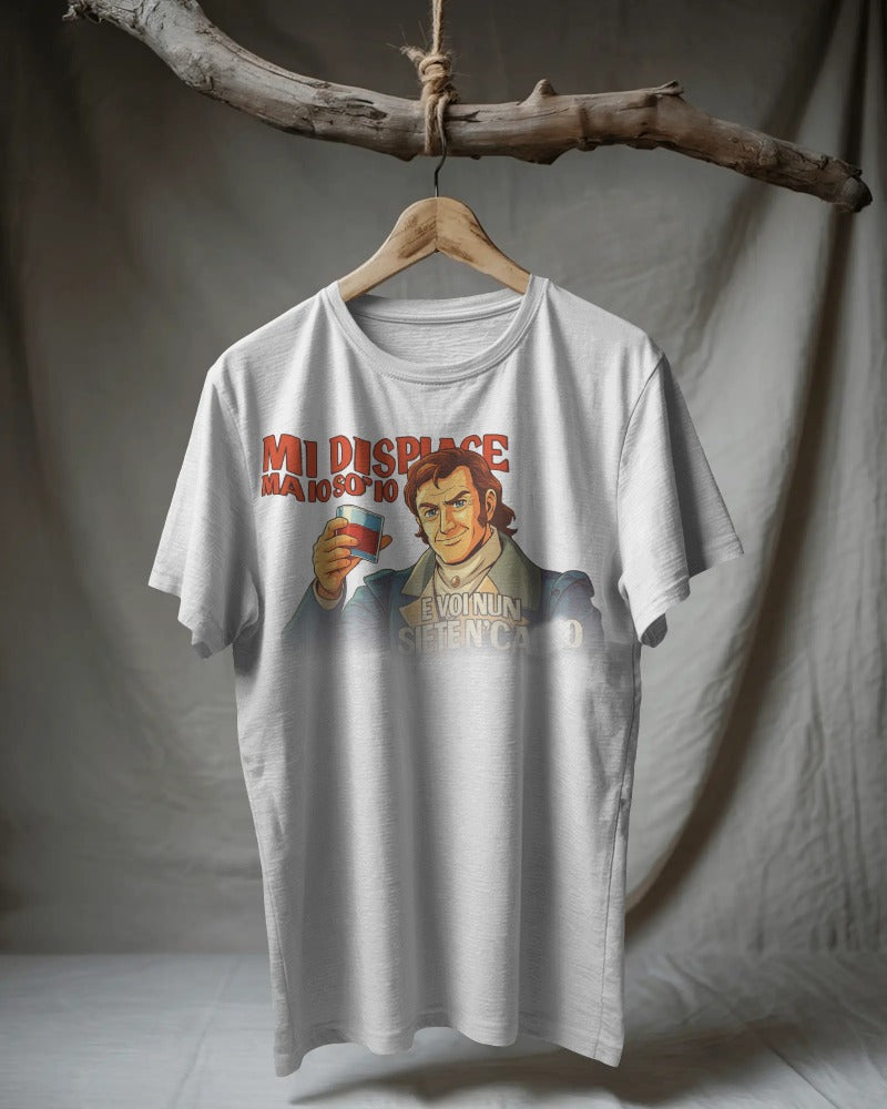 Maglietta BIANCA con la stampa Marchese del Grillo