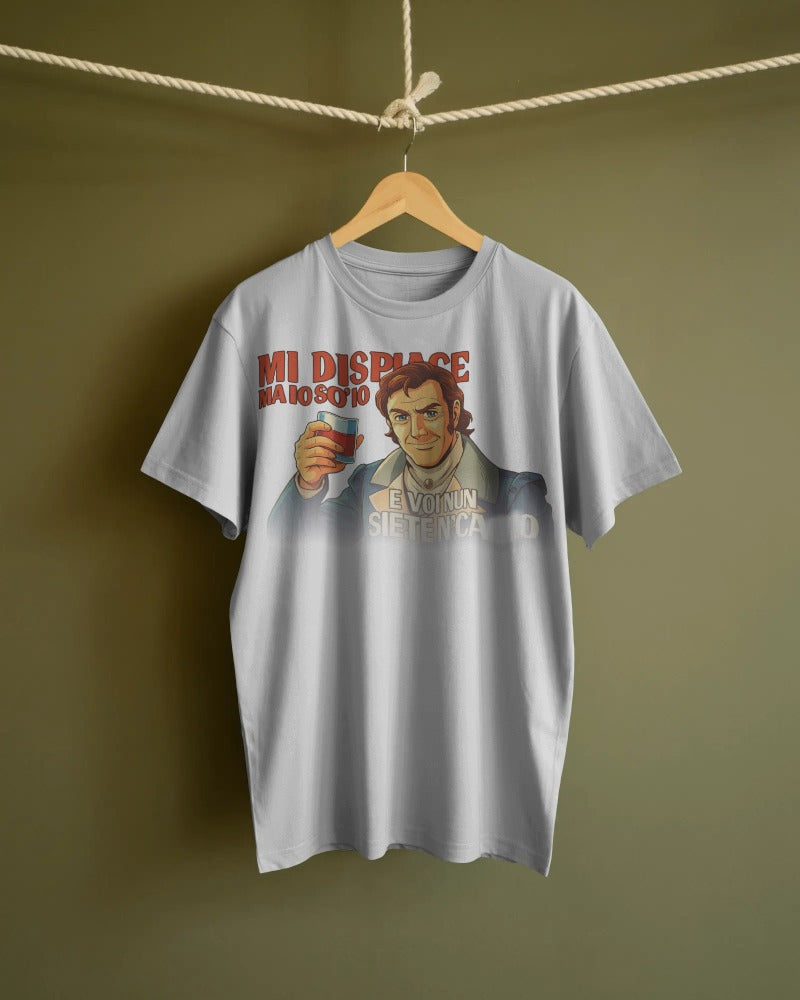 Maglietta BIANCA con la stampa Marchese del Grillo