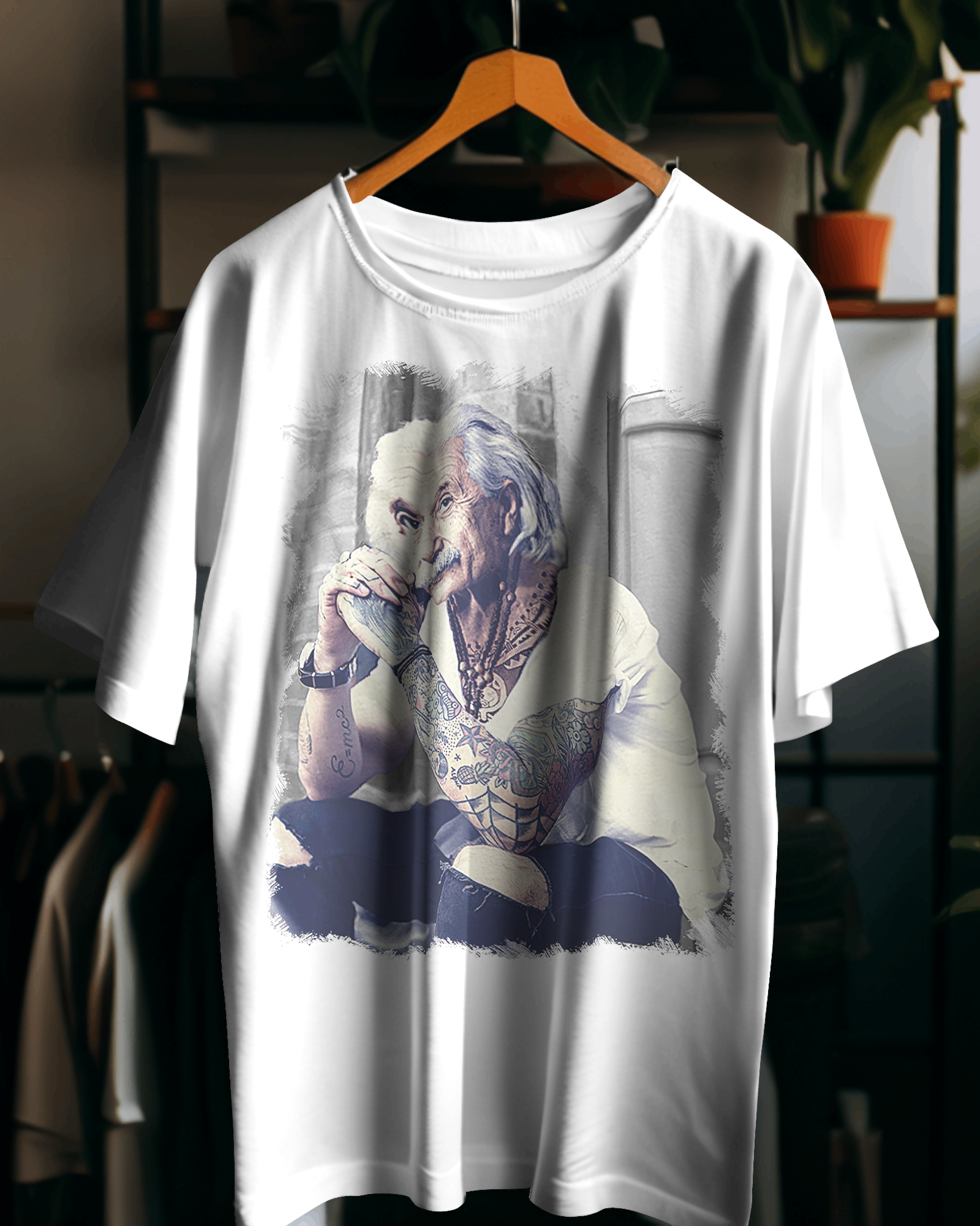 Maglietta 2025 einstein tatuato