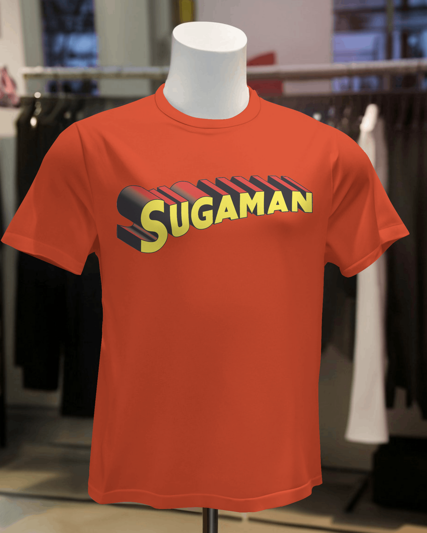 Maglietta vari colori, manica corta, e con stampa Sugaman