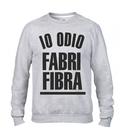 Felpa girocollo Fashion da uomo IO ODIO FABRI FIBRA