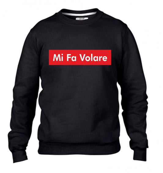 Felpa girocollo Fashion MI FA VOLARE