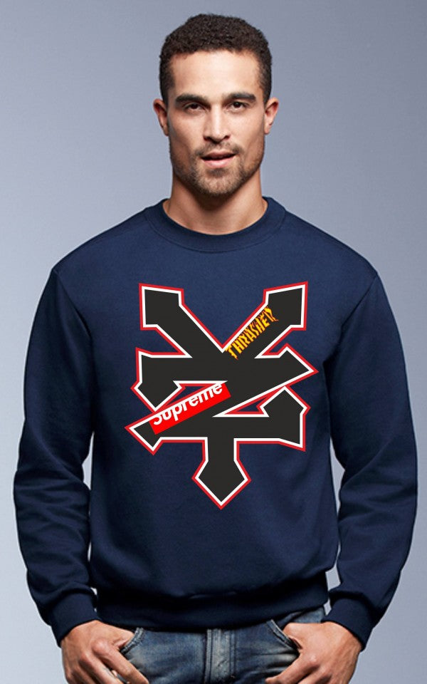 Felpa girocollo Fashion ORIGINALFAKE
