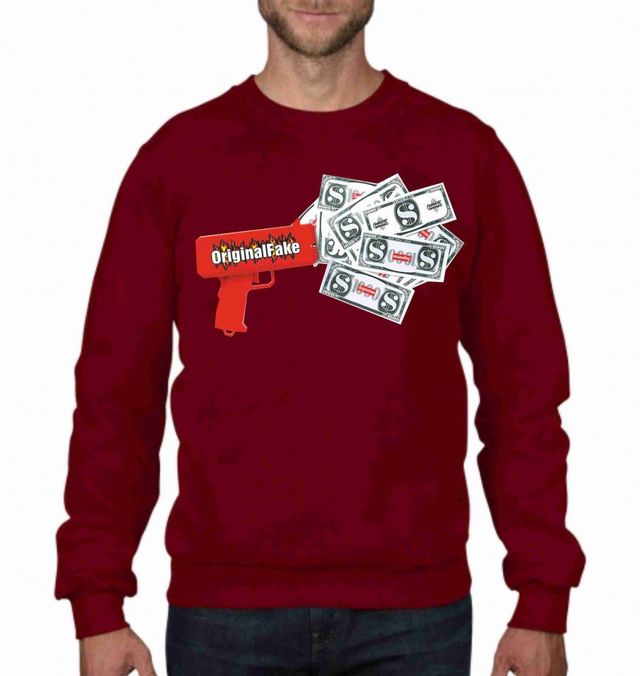 Felpa girocollo Fashion ORIGINALFAKE
