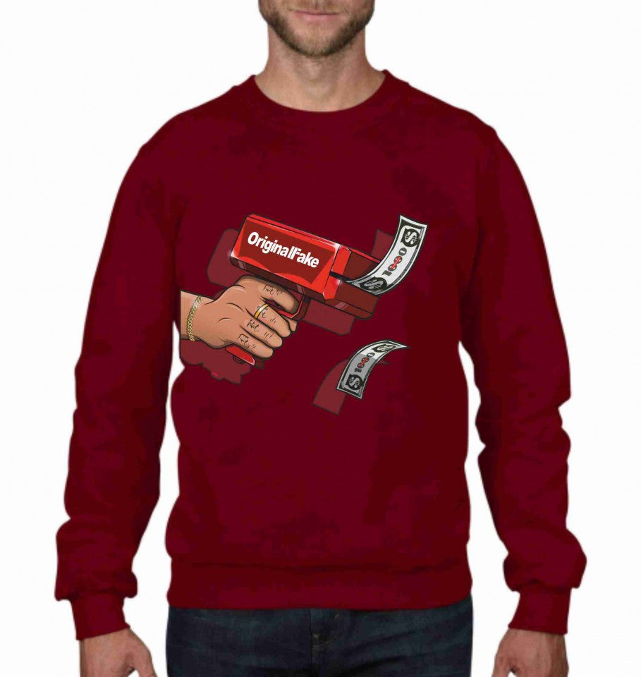 Felpa girocollo Fashion ORIGINALFAKE
