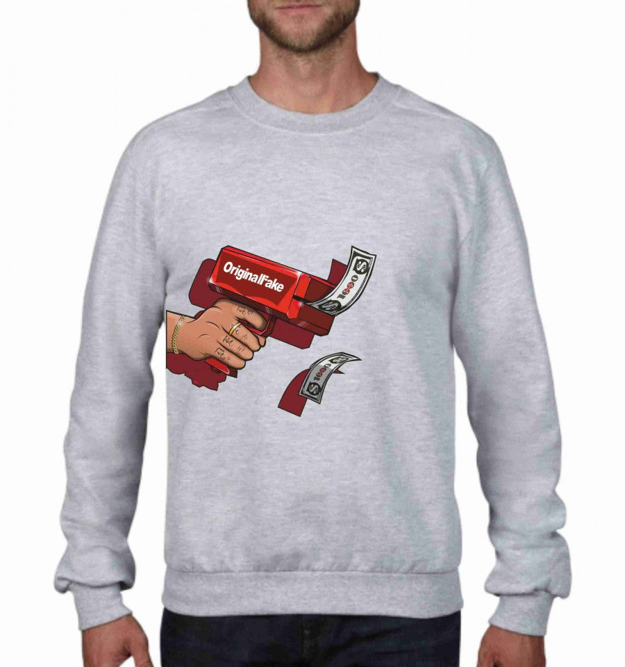 Felpa girocollo Fashion ORIGINALFAKE