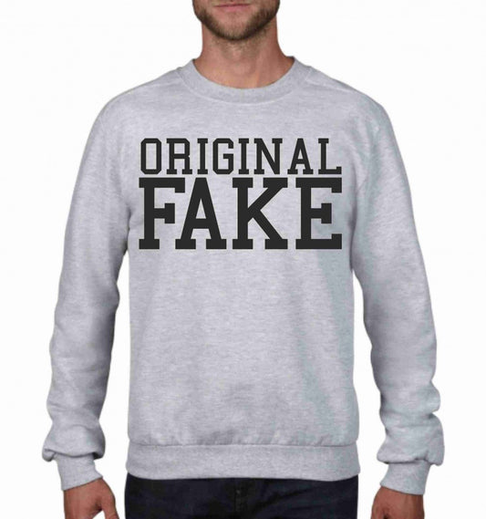 Felpa girocollo Fashion ORIGINALFAKE