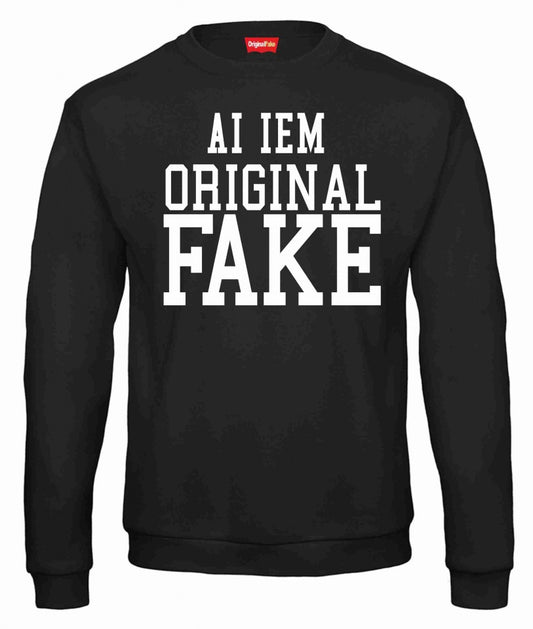 Felpa girocollo Fashion ORIGINALFAKE