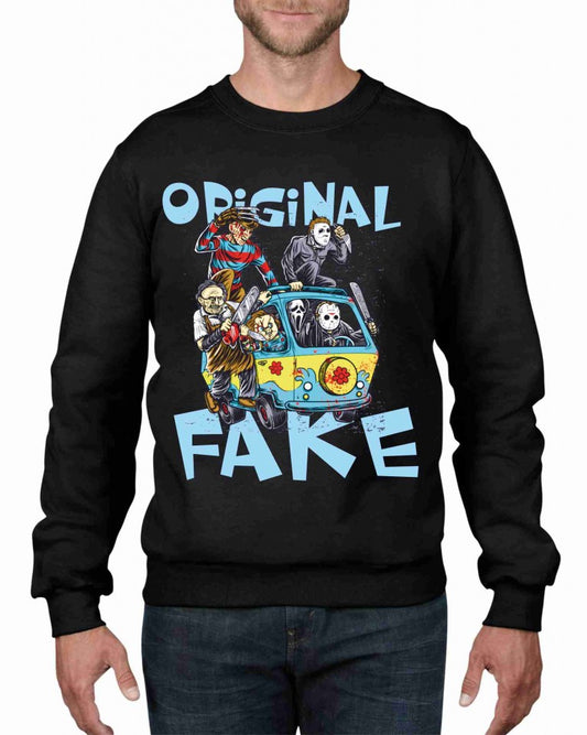 Felpa girocollo Fashion ORIGINALFAKE