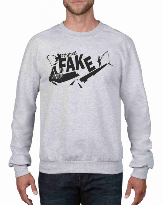 Felpa girocollo Fashion ORIGINALFAKE