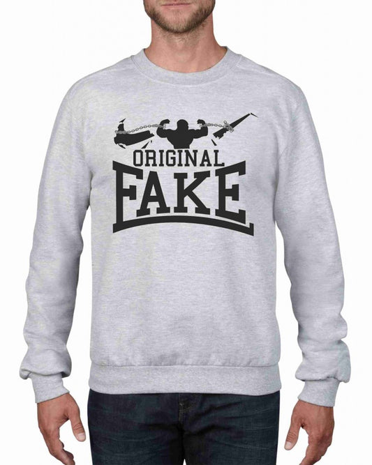 Felpa girocollo Fashion ORIGINALFAKE